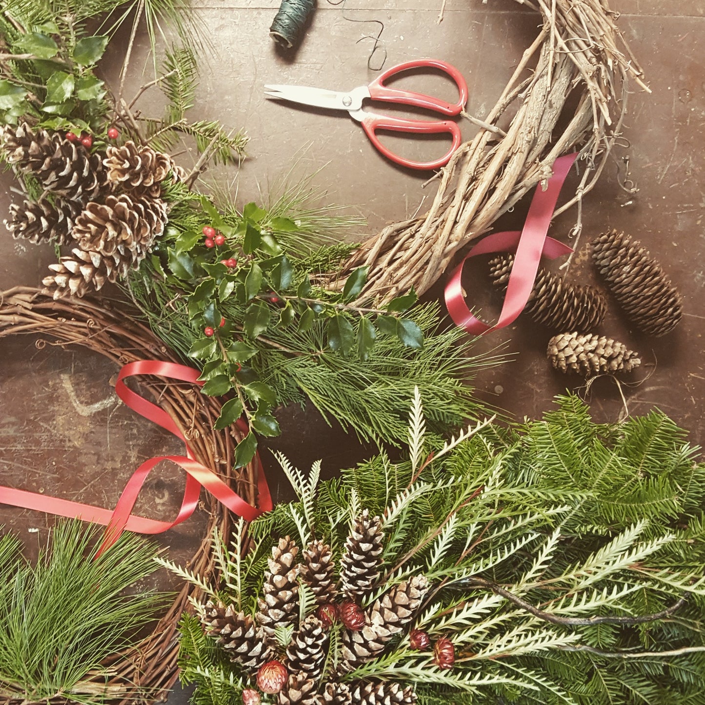 Friday Dec. 19th, 6pm - Winter Wreath Workshop